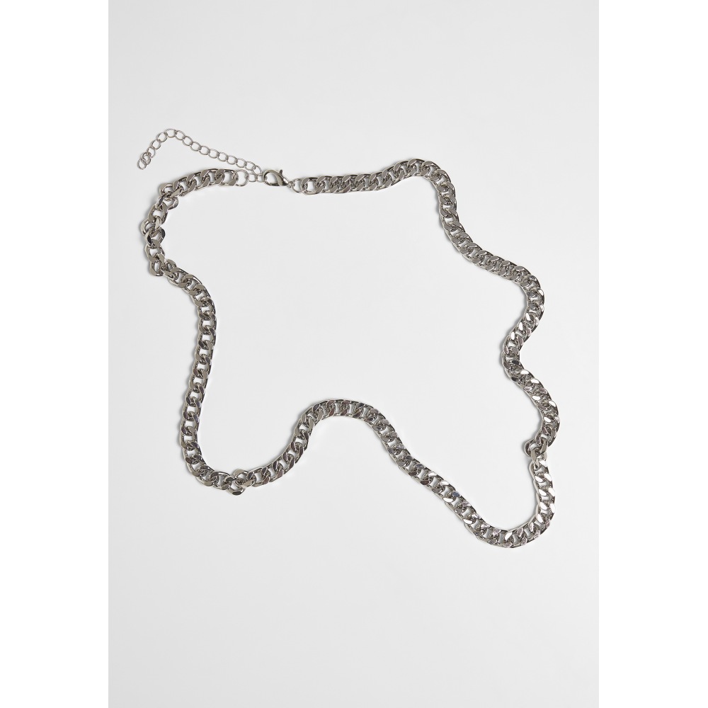 Urban Classics - Long Basic Chain Collier - Couleur argent